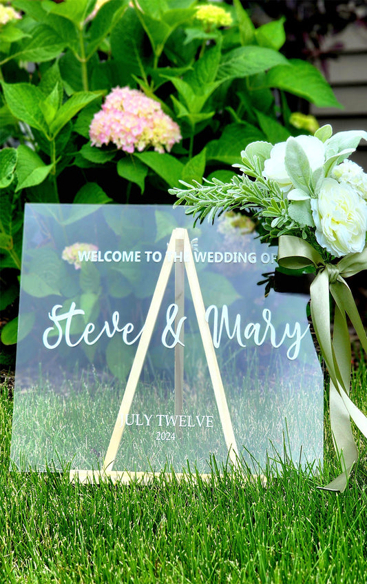 Acrylic Sign - Clear