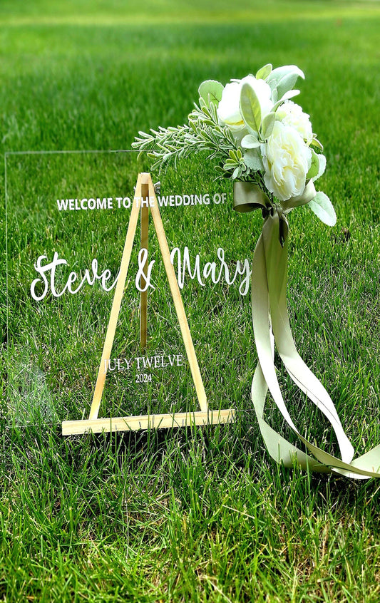 Acrylic Sign - Clear