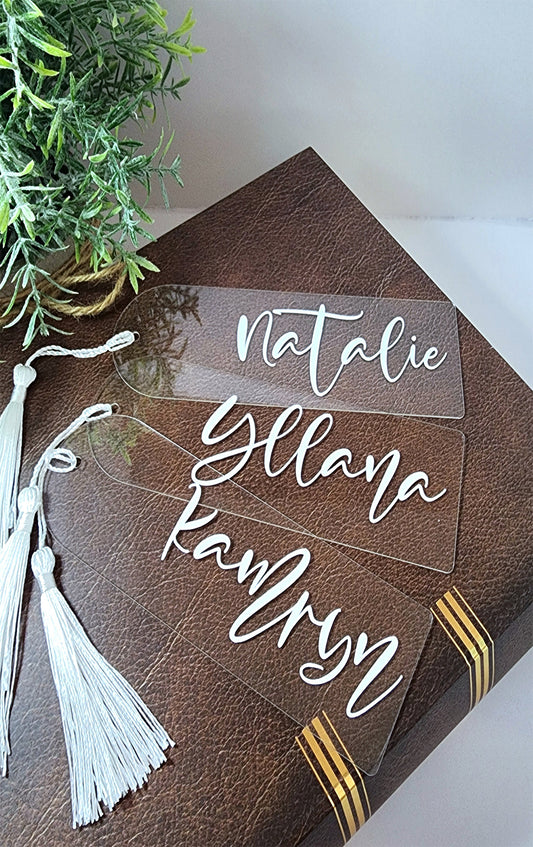 Bookmark Acrylic Personalized