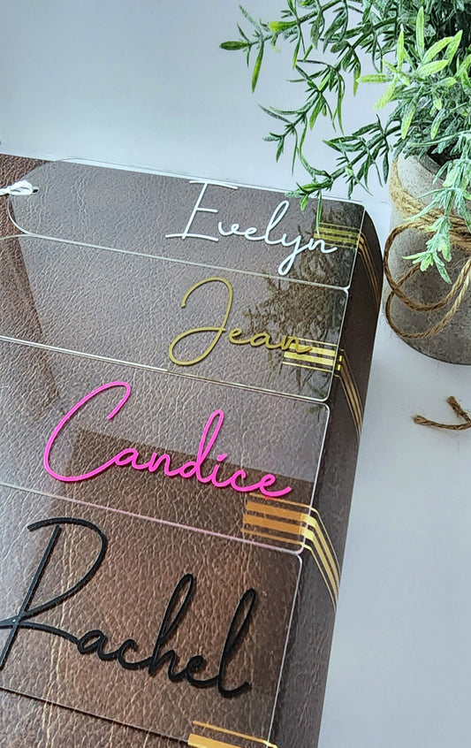 Bookmark Acrylic Personalized