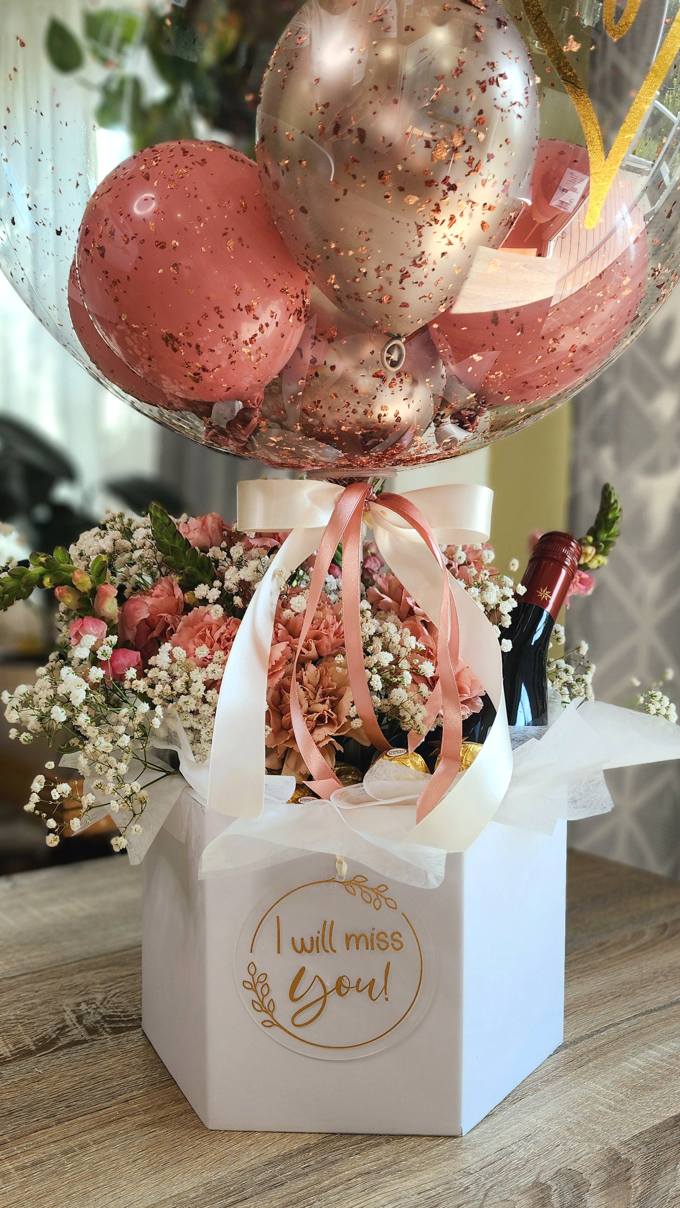 El angel Bouquet - Flower Balloon Bouquet - エルエンジェル