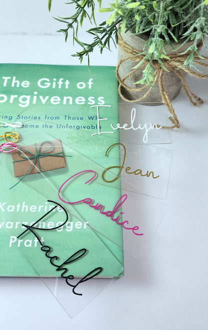 Bookmark Acrylic Personalized